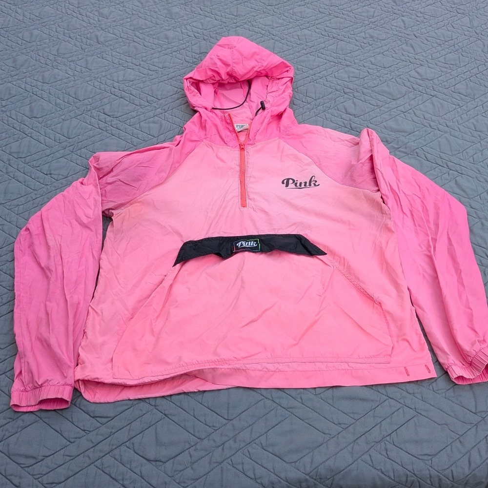 Pink Windbreaker Pullover XS Jacket - Picture 1 of 4